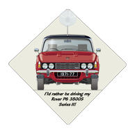 Rover P6 3500S (Series II) 1971-77 Car Window Hanging Sign